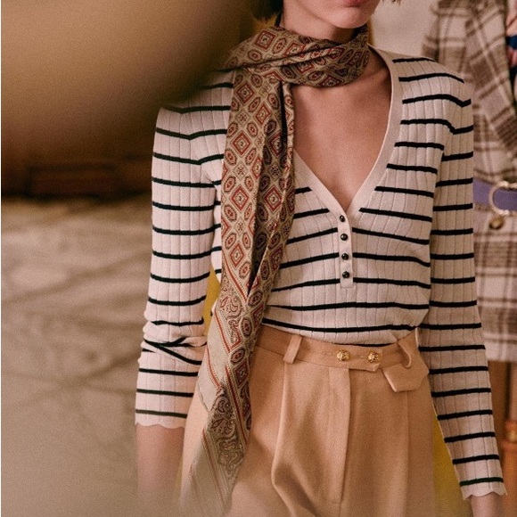 Sézane Lou shirt - Picture 2 of 8